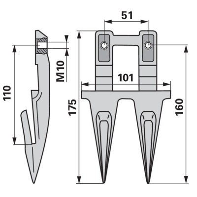 Doppelfinger 3310300 zu Busatis