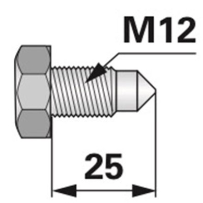 Esm Schraube M12 x 25 mm 323.2630