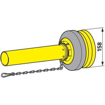 Gelenkwellenschutzhälfte innen 1000 mm Walterscheid 1368634