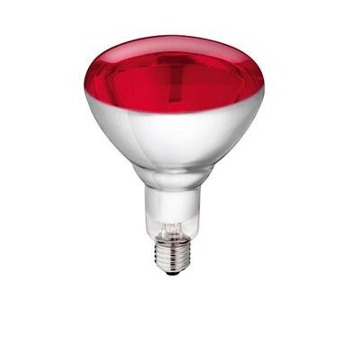 Hartglas-Infrarotlampe Philips 150 Watt - rot