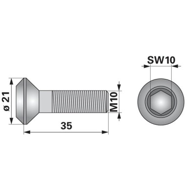 Universal Fingerschraube