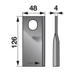 Kreiselmäherklingen links KT561109001 zu Deutz-Fahr Scheibenmäher