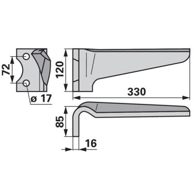 Kreiseleggenzinke links zu Niemeyer 34825