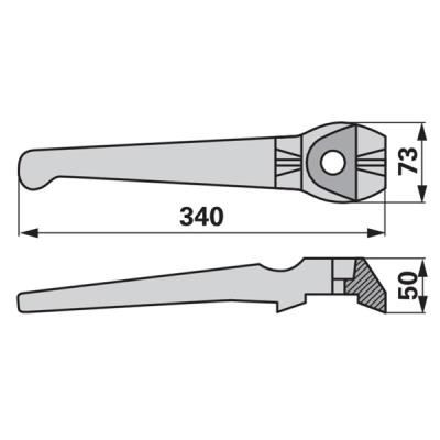 Kreiseleggenzinke rechts zu Lely 1.1699.0112.