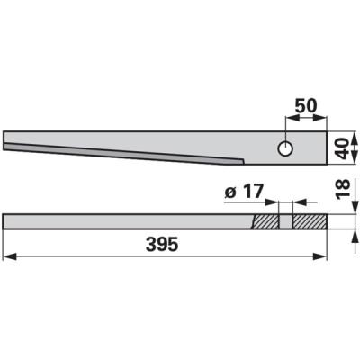 Kreiseleggenzinken gerade zu Kuhn 525.106.00