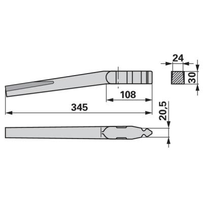 Kreiseleggenzinke gerade zu Maletti 5012