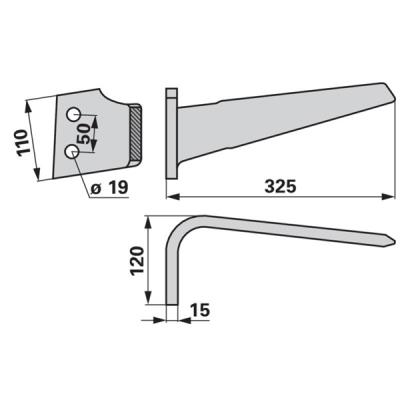 Kreiseleggenzinken links zu Kverneland MAE040146