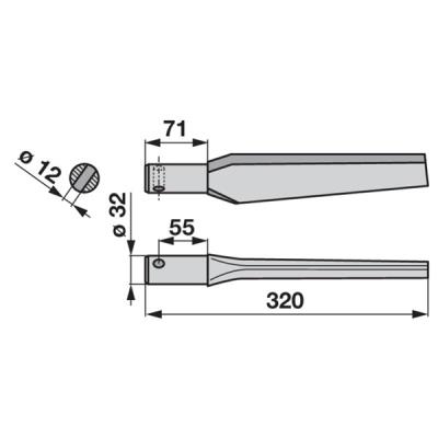 Kreiseleggenzinke links zu Niemeyer 34001