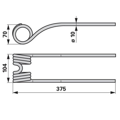 Kreiselheuerzinken 16502744 zu Vicon-PZ