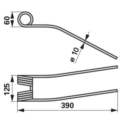 Kreiselheuerzinken 600.056 zu Niemeyer