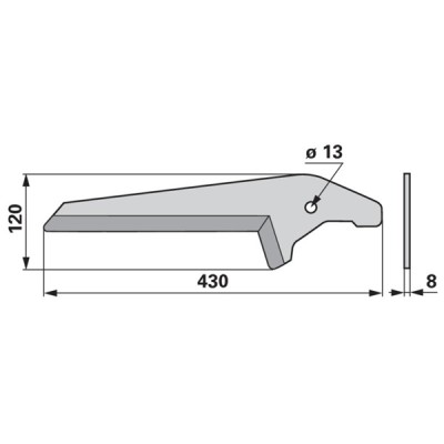 Ladewagenmesser 211.529.302 zu Reform