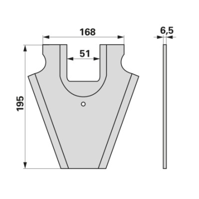 Ladewagenmesser 433124 zu Schuitemaker