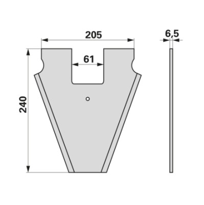 Ladewagenmesser 433125 zu Schuitemaker