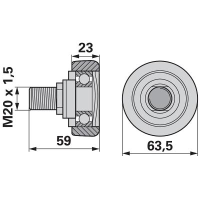 Lagerrolle 80688282 zu New Holland