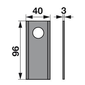 Kreiselmäherklingen MT452S zu Vicon-PZ Scheibenmäher