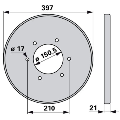 Deckel TF11K0 zu Deutz-Fahr Trommelmäher