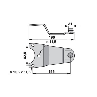 Messerhalter 13622 zu Mörtl Trommelmäher