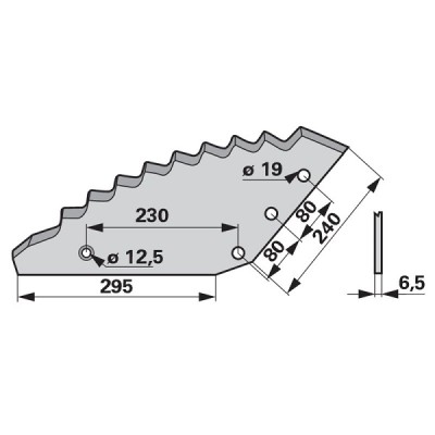 Mischwagen - Mischwagenmesser M9001379 zu Tatoma 