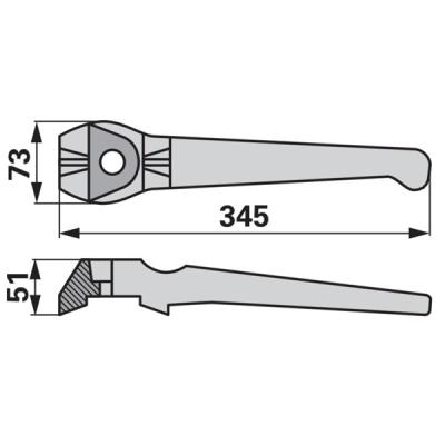 Original Kreiseleggenzinke links zu Lely 1.1699.0111.0