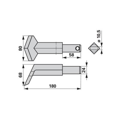 Rotorzinke zu Rau E35921