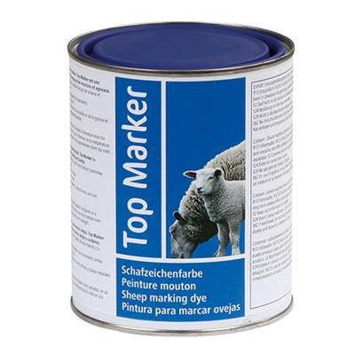 Schafzeichenfarbe blau von Topmarker 