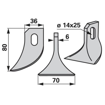 Schlaghammer 0901072 zu Ferri Mulcher