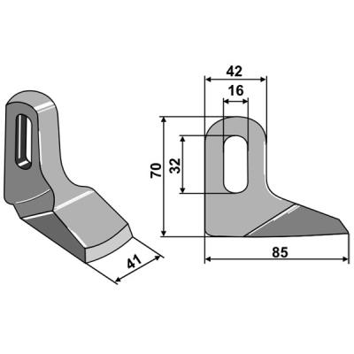 Schlaghammer 13800 zu Turner Mulcher