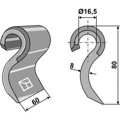 Schlaghammer 173679 zu Mulag Mulcher