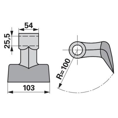 Schlaghammer 660000 zu Falc Mulcher