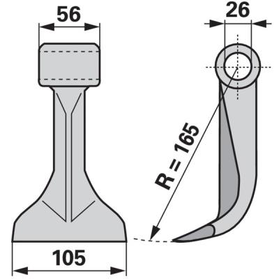 Schlaghammer 933000005 zu Vogel u. Noot Mulcher