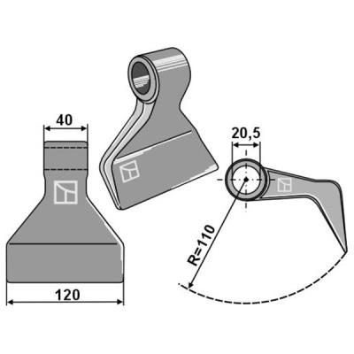 Schlaghammer zu Maschio Mulcher