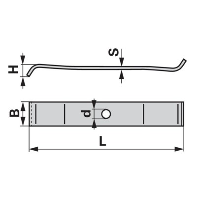 Schlagmesser L 336 x B 45 x H 25 mm passend zu Safental SMM37
