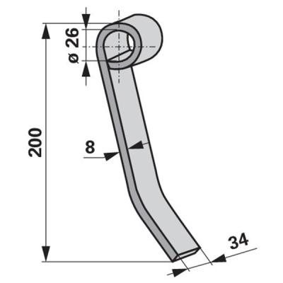 Schlegel 450416 zu Rotoland Mulcher