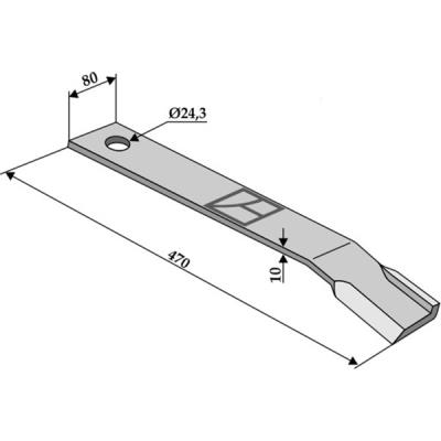 Schlegel rechts 303051 zu Humus Mulcher