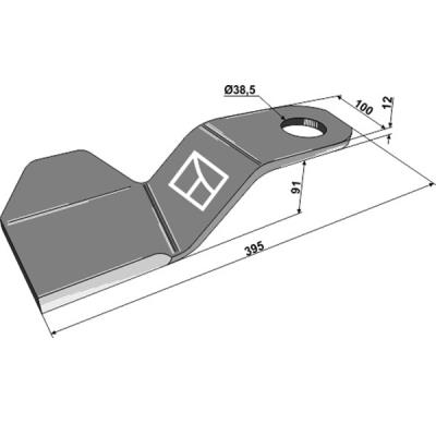 Schlegel rechts 7770730 zu Spearhead Mulcher