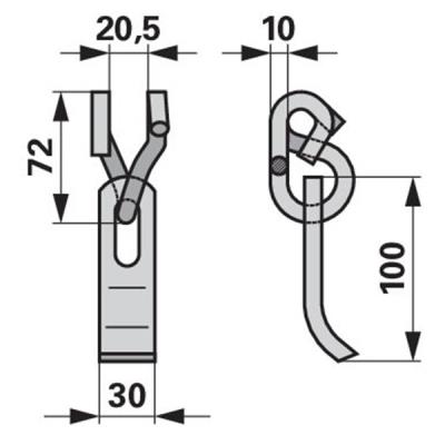 Schlegelmesser komplett zu Epoke Mulcher