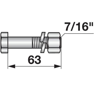 Schraube zu Mulcher 7/16 "