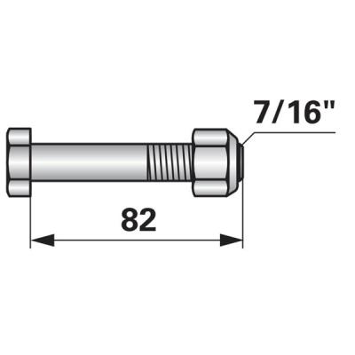 Schraube zu Mulcher 7/16 "