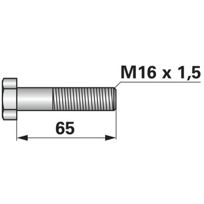 Schraube für Kreiselegge M 16x1,5x65