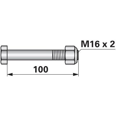 Schraube zu Mulcher M16 x 2