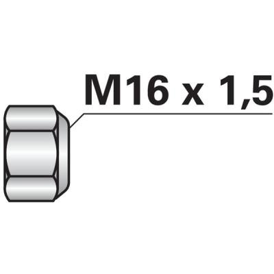 Mutter M16 x 1,5 zu Schraube