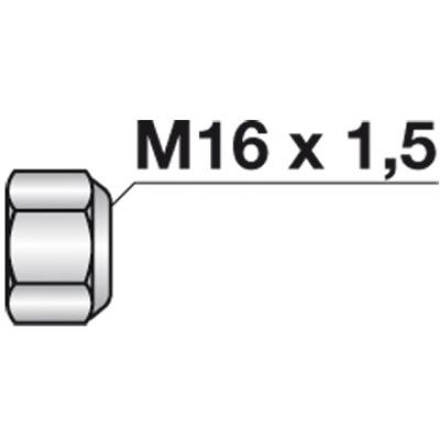 Selbstsichernde Sechskantmutter M 16x1,5