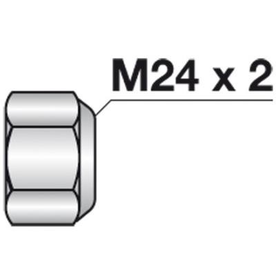 Selbstsichernde Sechskantmutter M 24x2