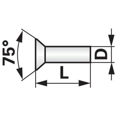 Universal  Senkkopfniete DIN 661