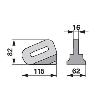 Sohlenklotz G1-2N zu Gassner