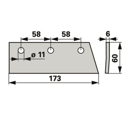 Steyr Führungsplatte hinten 1192720213