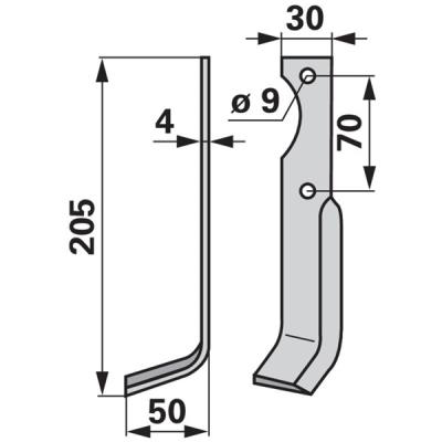 Winkelmesser links zu Agria 125017222