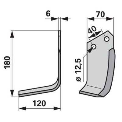 Winkelmesser links zu Breviglieri 10303