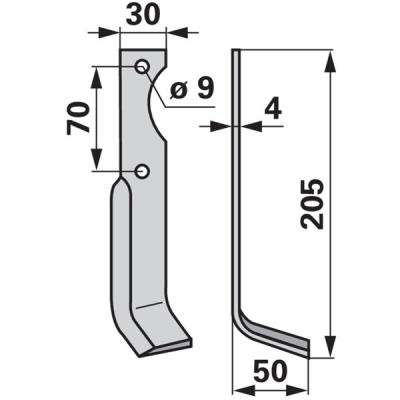 Winkelmesser rechts zu Agria 125017223