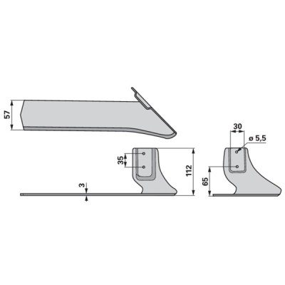 Winkelmesser rechts ER20